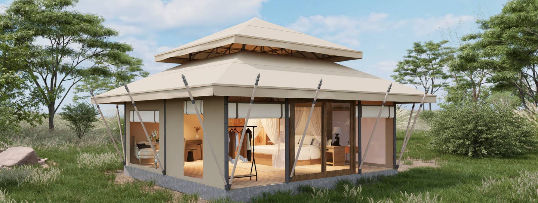 庄浪县户外野奢帐篷